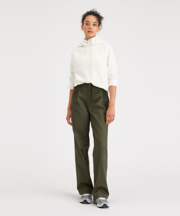 Original Khakis, Pleated, High Wide Fit