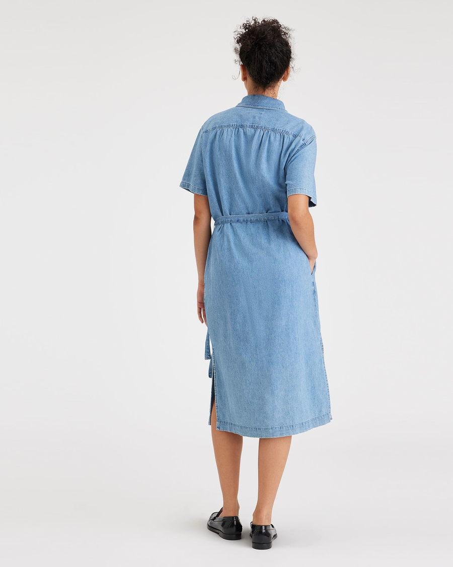 Buttoned Midi Dress - Image 2