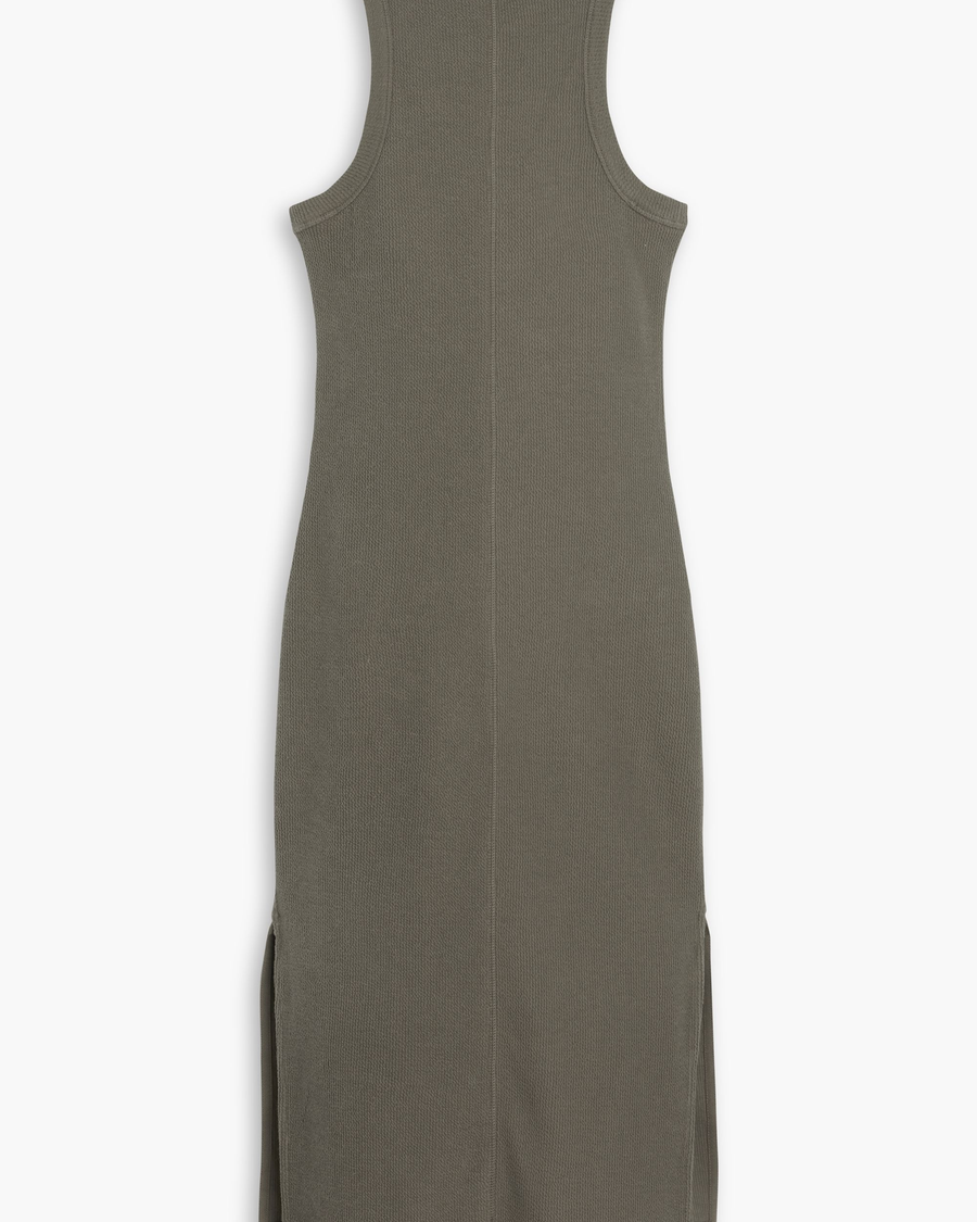 Rib Knit Tank Dress with Lofi Knit, Slim Fit - Image 5