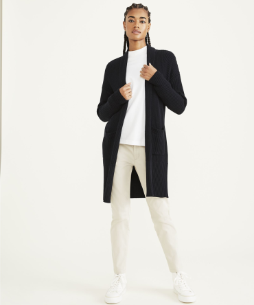 Long Cardigan Sweater, Relaxed Fit