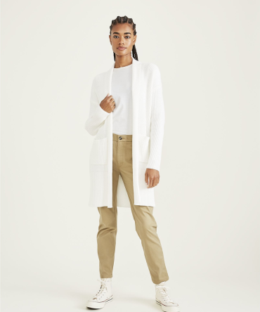 Long Cardigan Sweater, Relaxed Fit