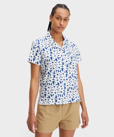 Camp Collar Shirt, Regular Fit