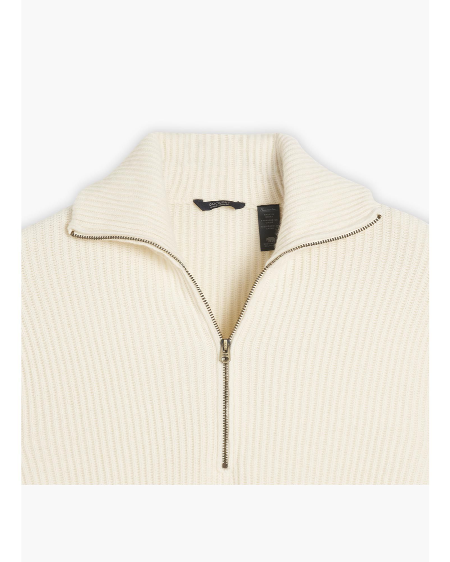 Quarter Zip Sweater, Regular Fit - Image 3