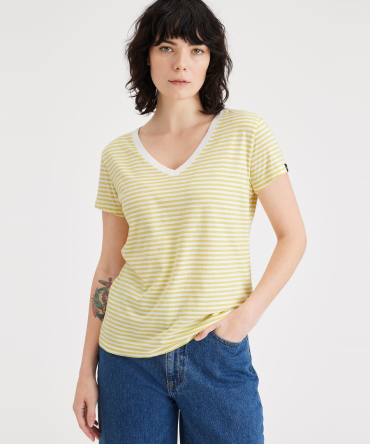 V-Neck Tee Shirt, Slim Fit