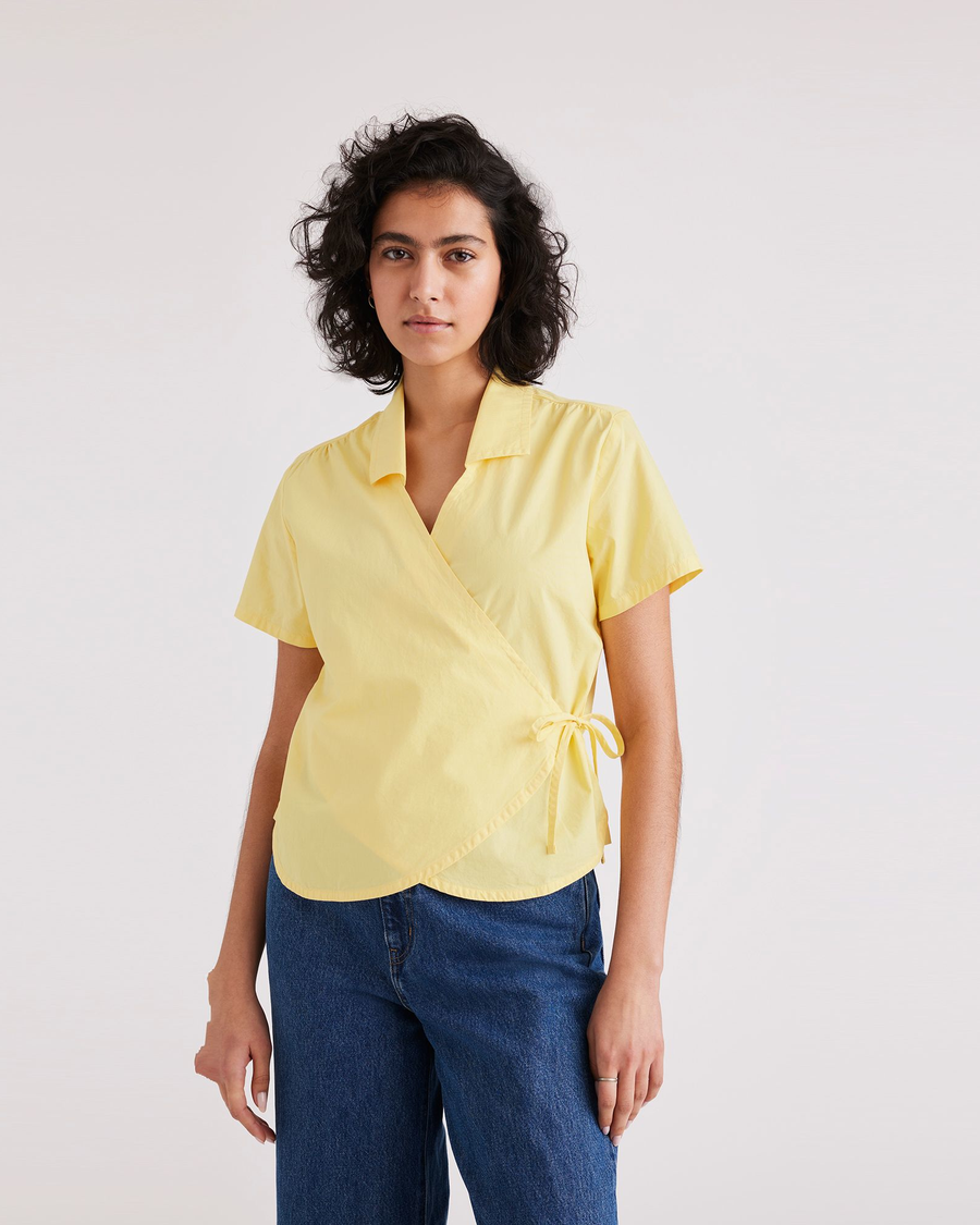 Wrap Blouse, Regular Fit