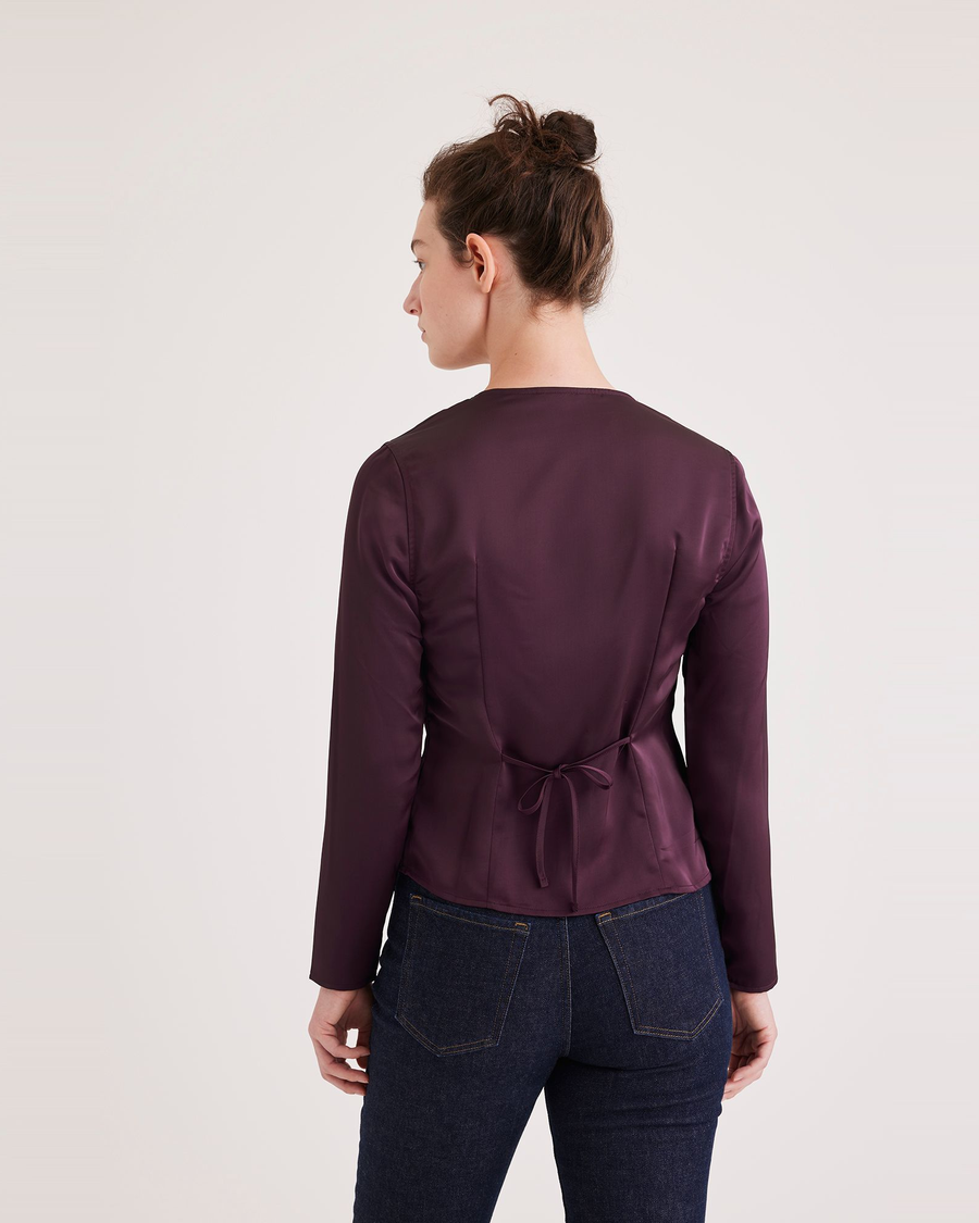 Tie Back Top, Regular Fit - Image 2