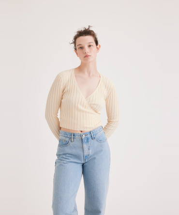 Wrap Sweater, Slim Fit