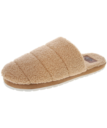 Quilted Micro-Sherpa Scruff Slip-On