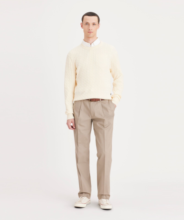 Signature Khakis, Pleated, Classic Fit (Big and Tall)
