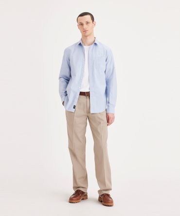 Easy Khakis, Pleated, Classic Fit (Big and Tall)