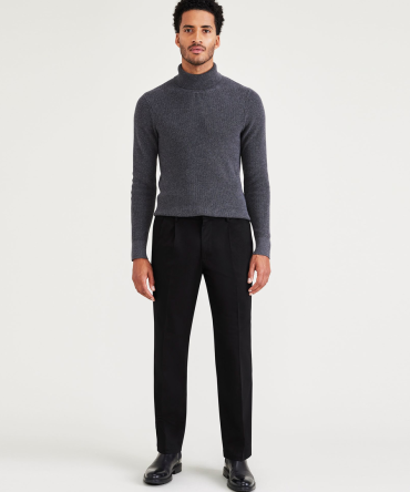 Signature Iron Free Khakis, Pleated, Classic Fit with Stain Defender® (Big and Tall)