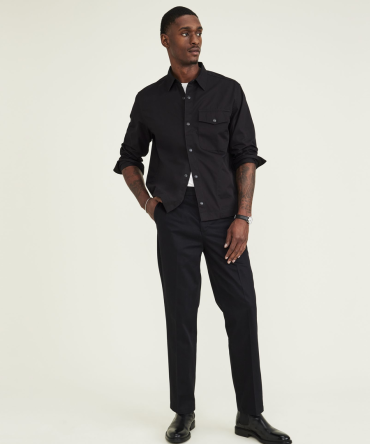 Signature Iron Free Khakis, Straight Fit with Stain Defender® (Big and Tall)