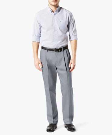 Signature Khakis, Pleated, Classic Fit (Big and Tall)