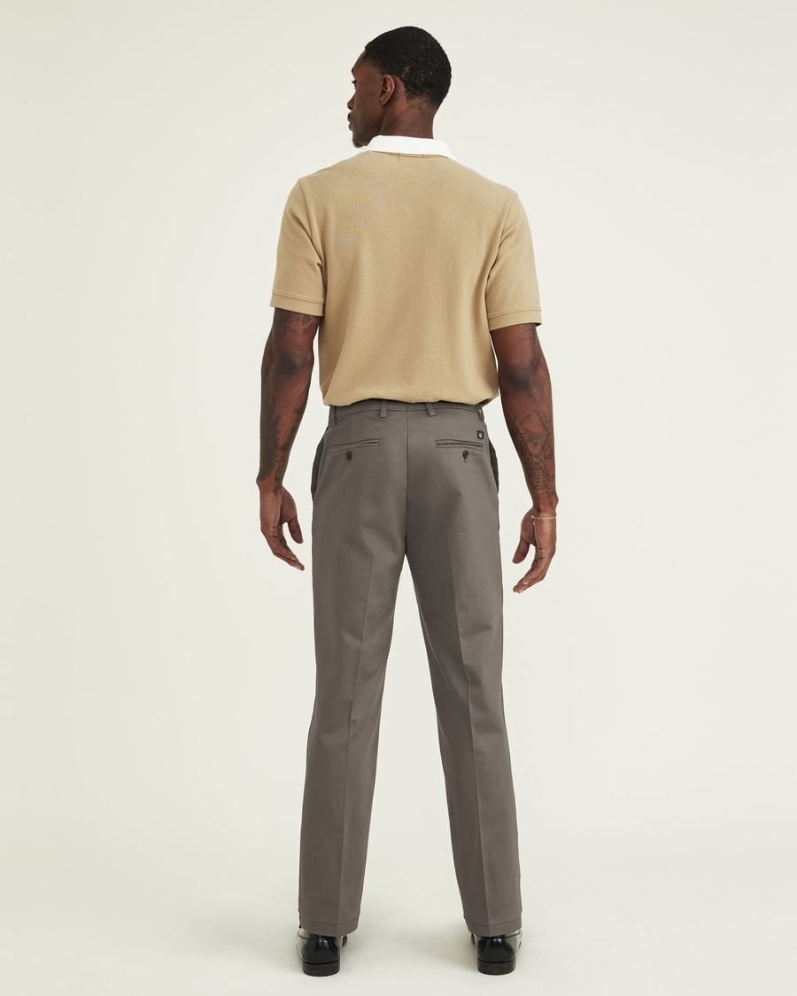 Signature Iron Free Khakis, Straight Fit with Stain Defender® (Big and Tall) - Image 2