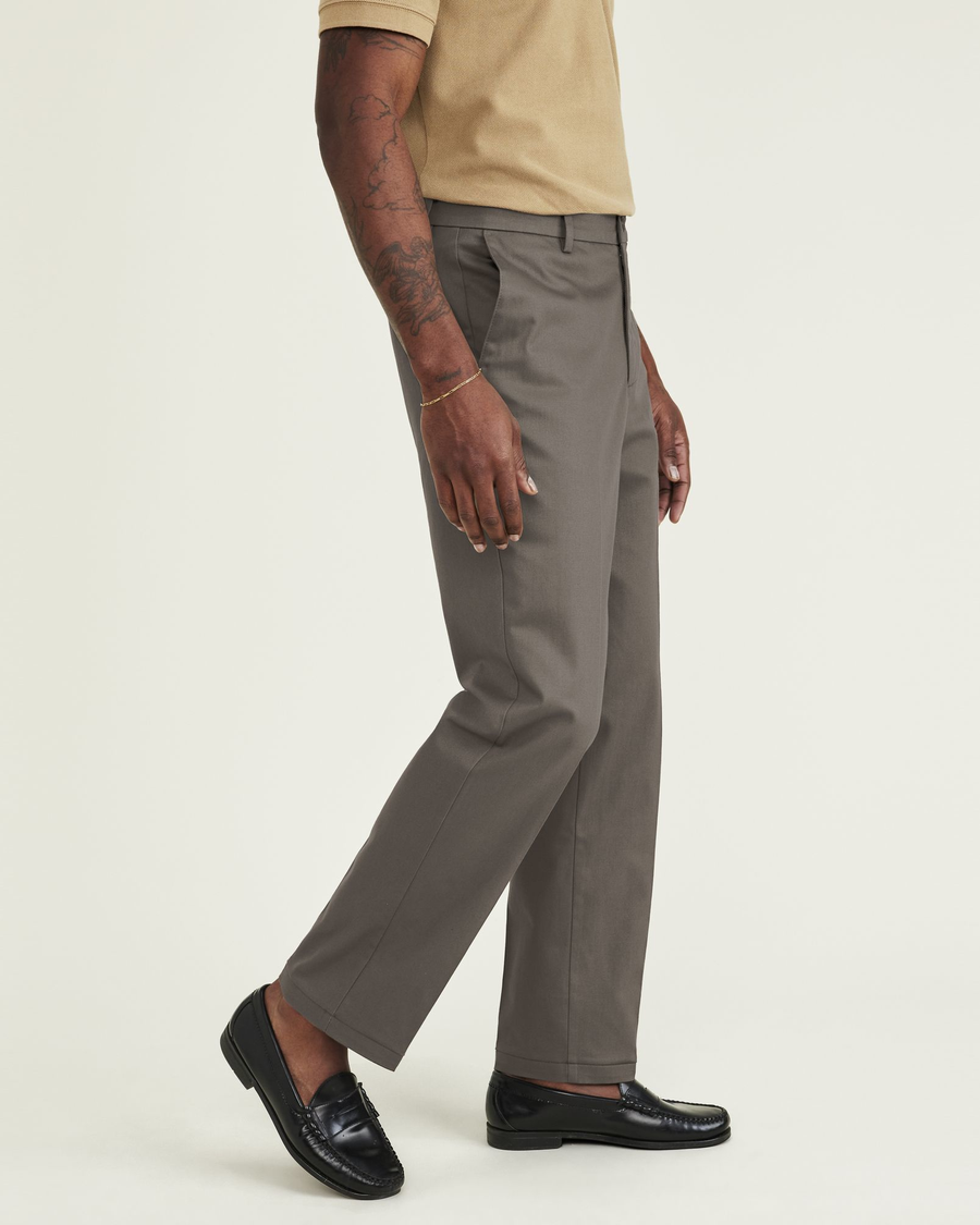 Signature Iron Free Khakis, Straight Fit with Stain Defender® (Big and Tall) - Image 3