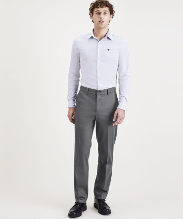 Signature Iron Free Khakis, Straight Fit with Stain Defender® (Big and Tall)