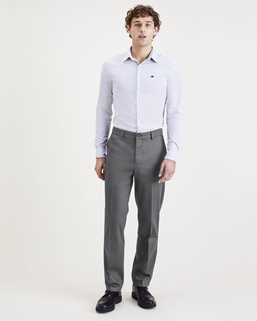 Signature Iron Free Khakis, Straight Fit with Stain Defender® (Big and Tall)