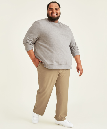 Comfort Knit Chinos, Straight Fit (Big and Tall)