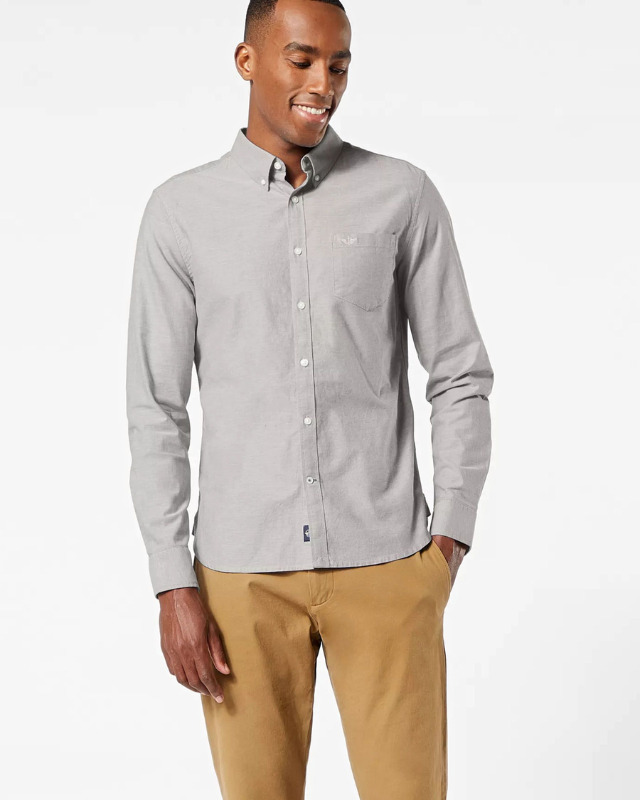 Stretch Oxford Shirt, Slim Fit