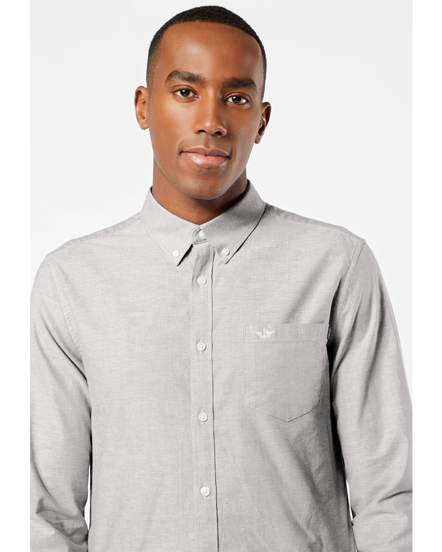 Stretch Oxford Shirt, Slim Fit - Image 3