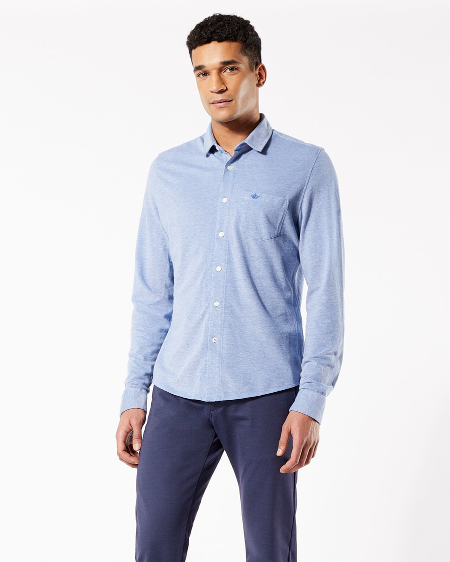 Alpha Button-Up Shirt, Slim Fit
