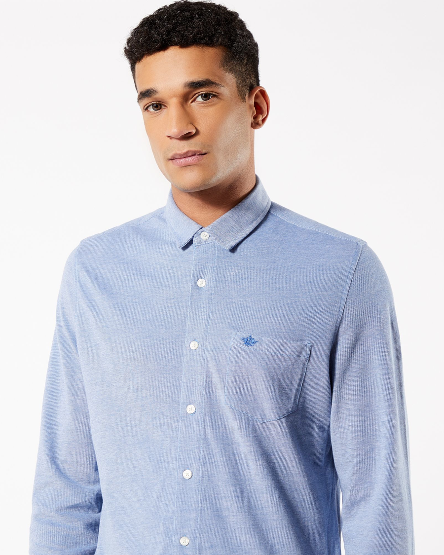 Alpha Button-Up Shirt, Slim Fit - Image 4