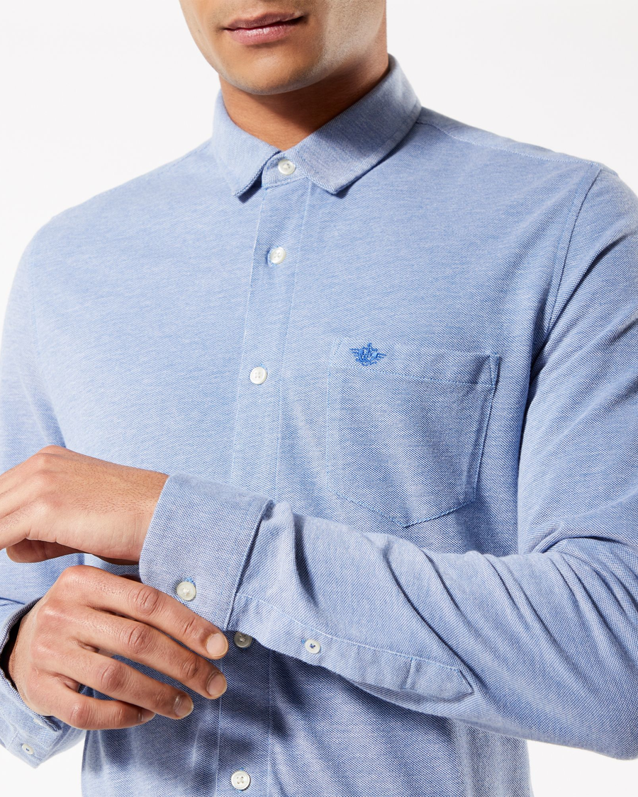 Alpha Button-Up Shirt, Slim Fit - Image 5