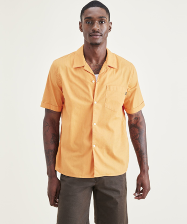 Camp Collar Shirt, Regular Fit