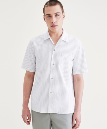 Camp Collar Shirt, Regular Fit