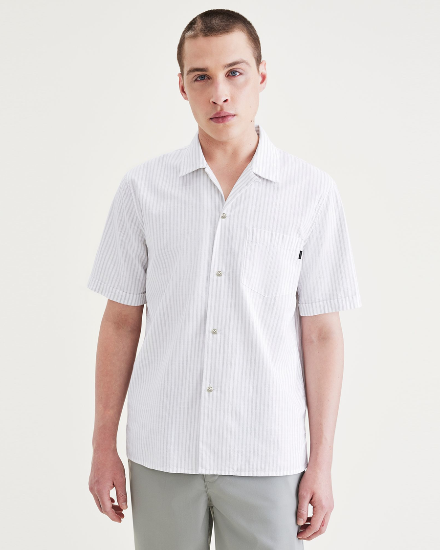Camp Collar Shirt, Regular Fit