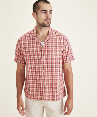 Camp Collar Shirt, Regular Fit