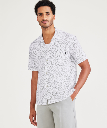 Camp Collar Shirt, Regular Fit