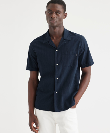 Camp Collar Shirt, Regular Fit