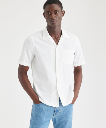 Camp Collar Shirt, Regular Fit