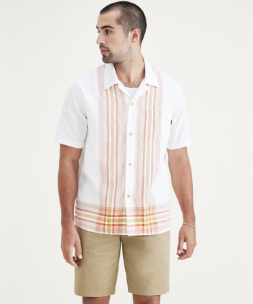 Camp Collar Shirt, Regular Fit
