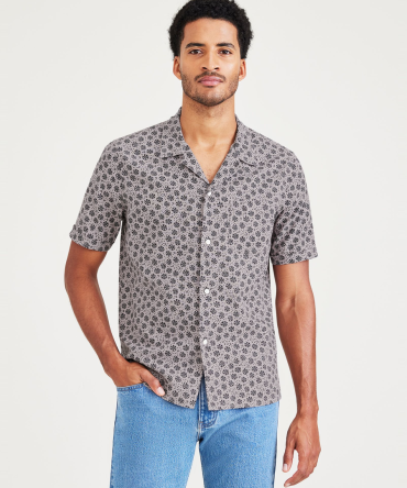 Camp Collar Shirt, Regular Fit