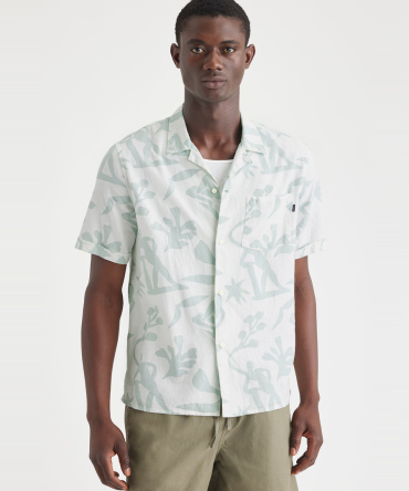Camp Collar Shirt, Regular Fit