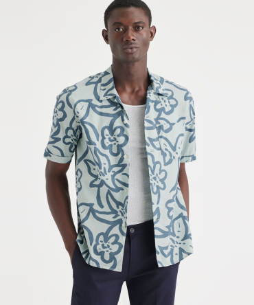 Camp Collar Shirt, Regular Fit