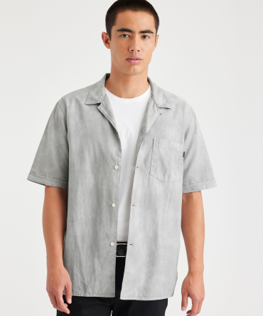 Camp Collar Shirt, Regular Fit