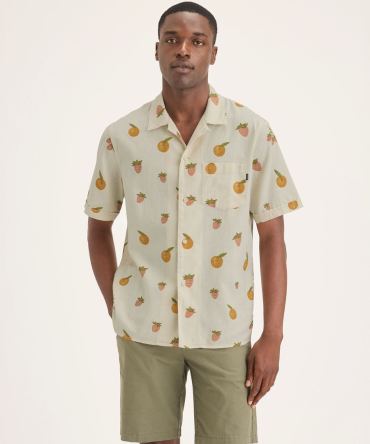 Camp Collar Shirt, Regular Fit