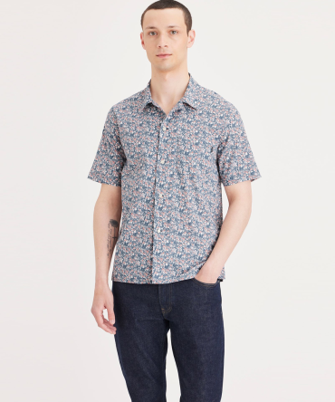 Camp Collar Shirt, Regular Fit