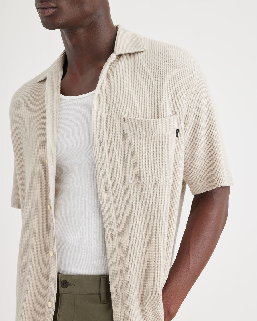 Knit Button Up, Regular Fit - Image 3