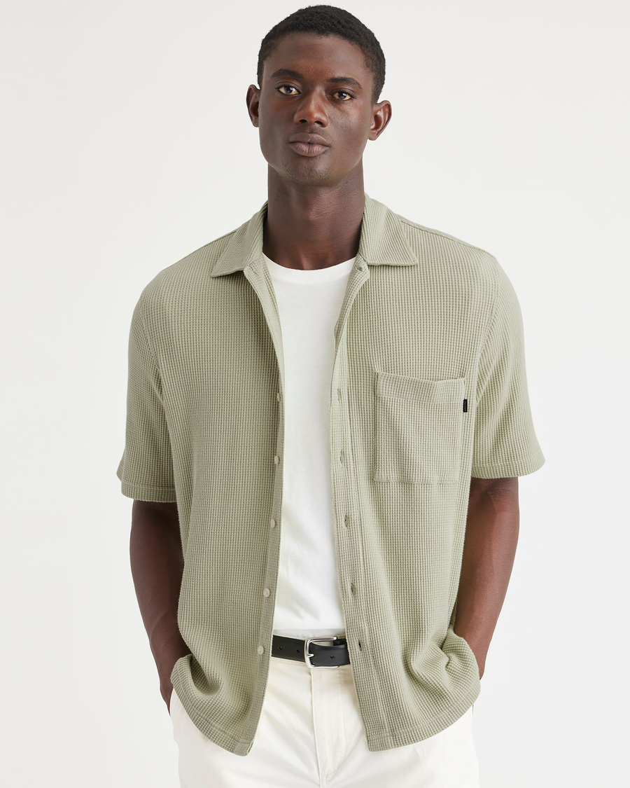 Knit Button Up, Regular Fit