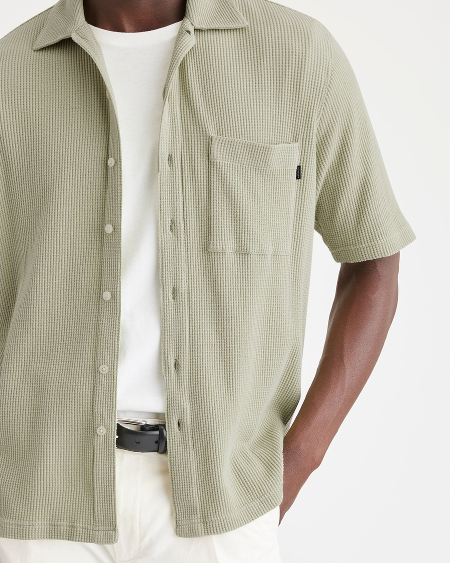 Knit Button Up, Regular Fit - Image 3