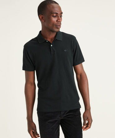 Rib Collar Polo, Slim Fit