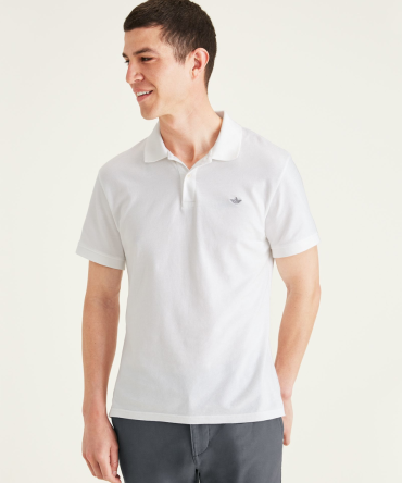 Rib Collar Polo, Slim Fit