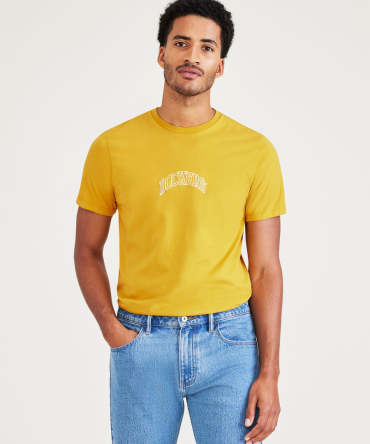 Varsity Arch Graphic Tee, Slim Fit