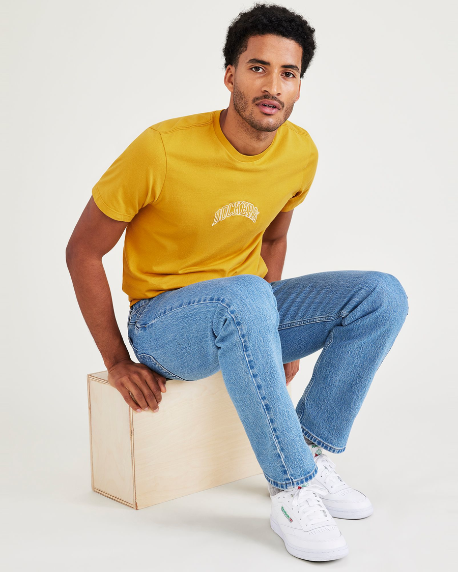 Varsity Arch Graphic Tee, Slim Fit - Image 4