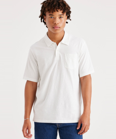 Slub Pocket Polo, Regular Fit