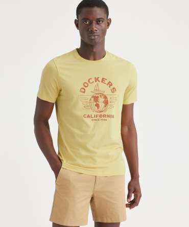 Worldwide Graphic Tee, Slim Fit